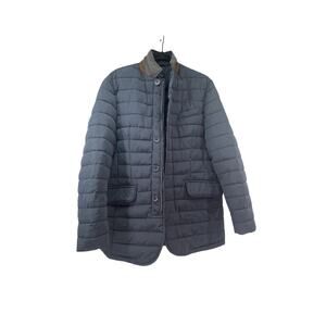 Spada Sports Travel Chore Men's Blue Full Zip Lined Puffer Jacket Size Medium